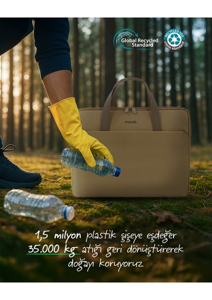 MCE-1513 15.6" Nova Eco Notebook Çantası Camel