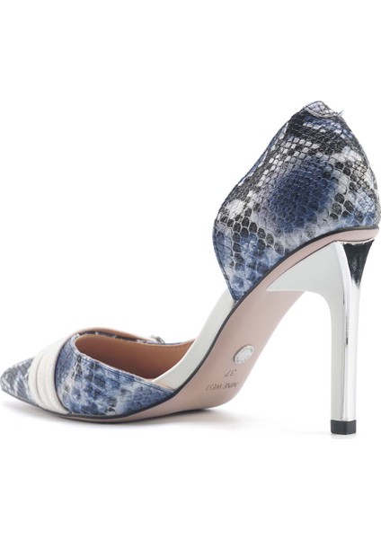 DESIRAE2 5FX Mavi Kadın Topuklu Ayakkabı