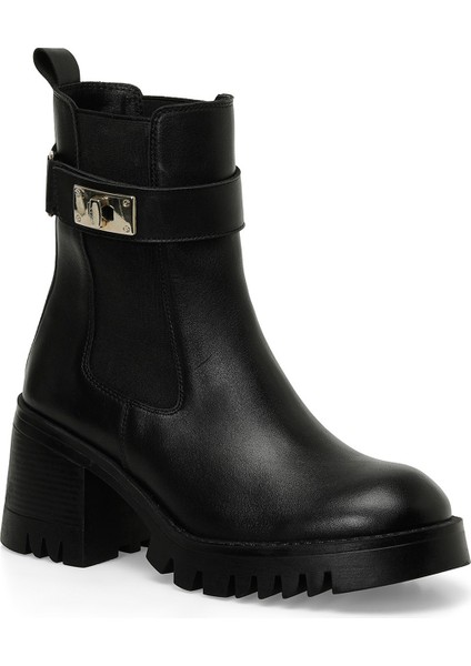 Oryaf 4pr Siyah Kadın Topuklu Bot