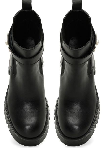 Oryaf 4pr Siyah Kadın Topuklu Bot