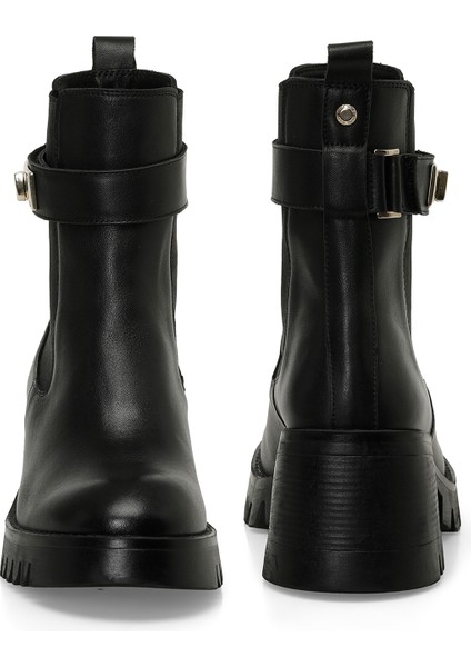 Oryaf 4pr Siyah Kadın Topuklu Bot