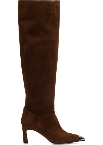 Harrı 4pr Taba Kadın Topuklu Çizme