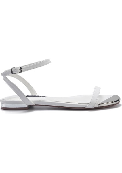 Maolaıne 5fx Beyaz Kadın Düz Sandalet