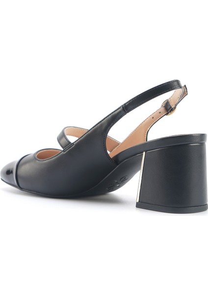Enta 5fx Siyah Kadın Topuklu Ayakkabı