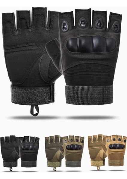 Yarım Parmak Taktik Eldiven Bisiklet Motosiklet Outdoor Eldiven