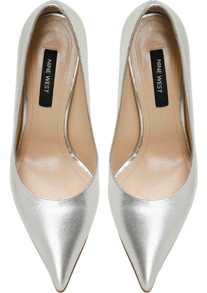 Rovaso2 5fx Gümüş Kadın Topuklu Ayakkabı