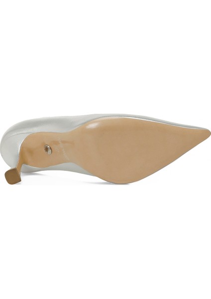 Rovaso2 5fx Gümüş Kadın Topuklu Ayakkabı