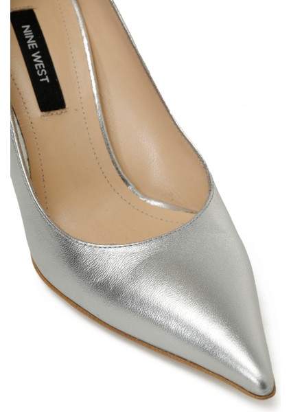 Rovaso2 5fx Gümüş Kadın Topuklu Ayakkabı