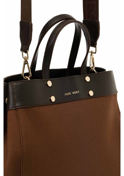 Hennry 5pr Kahverengi Kadın El Çantası