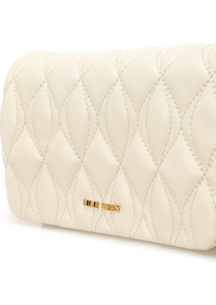 QUARIDA 5FX Krem Kadın Çapraz Çanta