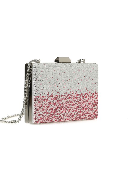 Senny 5fx Gümüş Kadın Clutch