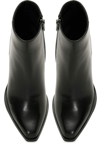 Venıze 5pr Siyah Kadın Kovboy Bot