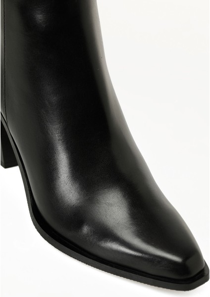 Venıze 5pr Siyah Kadın Kovboy Bot