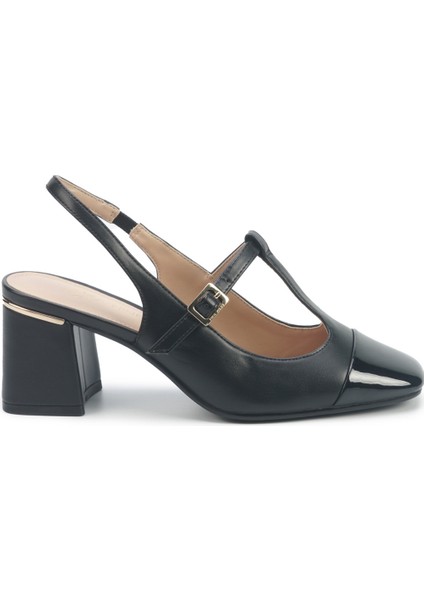 Aryan 5pr Siyah Kadın Topuklu Ayakkabı