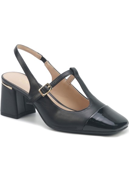 Aryan 5pr Siyah Kadın Topuklu Ayakkabı