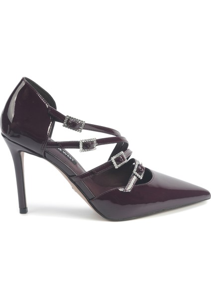 Julınt 5pr Bordo Kadın Topuklu Ayakkabı