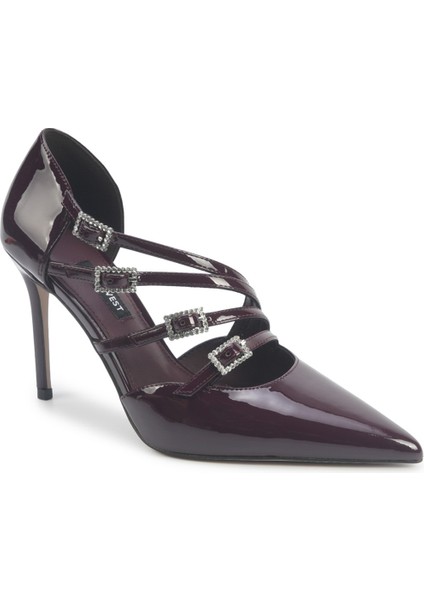 Julınt 5pr Bordo Kadın Topuklu Ayakkabı