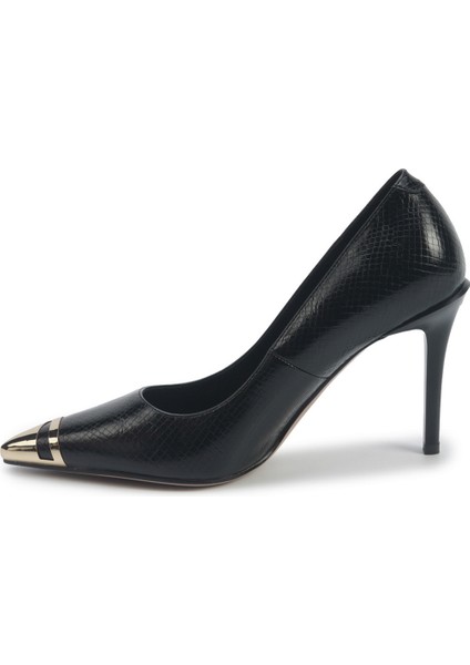 Daısyn2 5pr Siyah Kadın Topuklu Ayakkabı