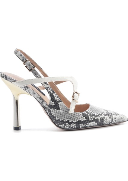 Elıana2 5fx Siyah Kadın Topuklu Ayakkabı