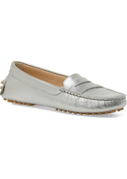 Neyunes 5fx Gümüş Kadın Loafer