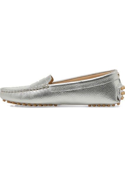 Neyunes 5fx Gümüş Kadın Loafer