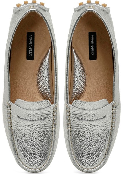 Neyunes 5fx Gümüş Kadın Loafer
