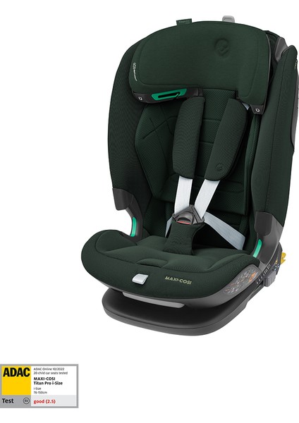 Titan Pro I-Size Adac'lı 9-36 kg Çocuk Oto Koltuğu Authentic Green