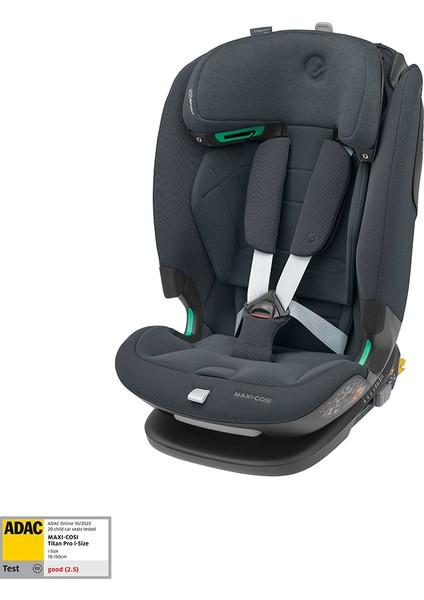 Titan Pro I-Size Adac'lı 9-36 kg Çocuk Oto Koltuğu Authentic Graphite