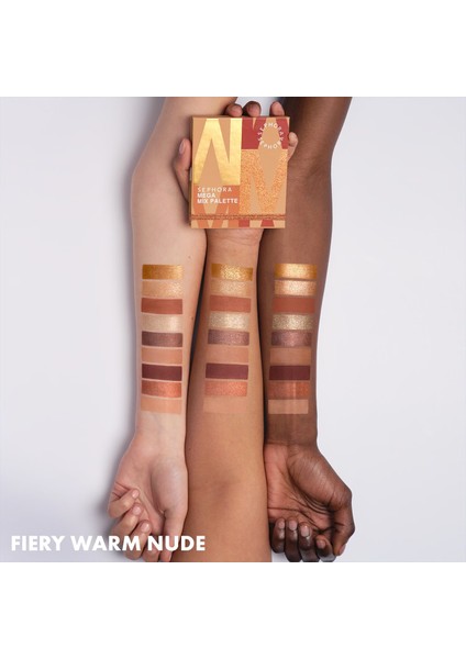Mega Mix Palette - Mega Far Paleti Fiery Warm Nude (7,47 g) modelleri