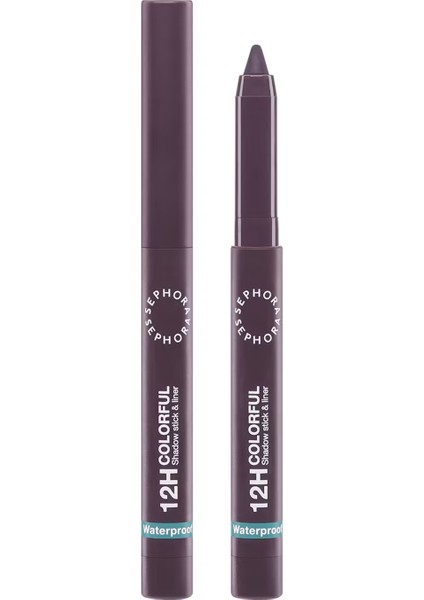 12H Colorful – Göz Farı & Kalemi 15 Eggplant Matte (1,40 g)