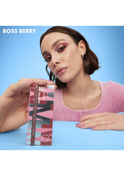Mini Mix Palette - Mini Far Paleti Boss Berry (2,82 g)