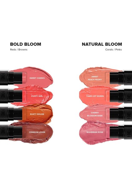 Nudies Bloom All-Over Dewy Color - Göz, Yanak ve Ruj Poppy Girl (7 g)
