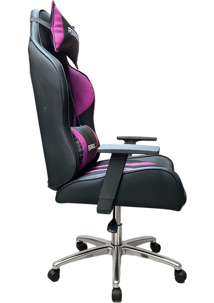 Oyuncu Koltuğu Basic Krom Ayak Pembe Renk modelleri