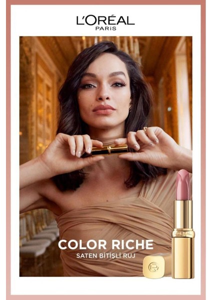 Asansörlü Ruj 601 Worth It Dolgunlaştırıcı Etkili Saten Bitiş Renkli Dudak Makyajı