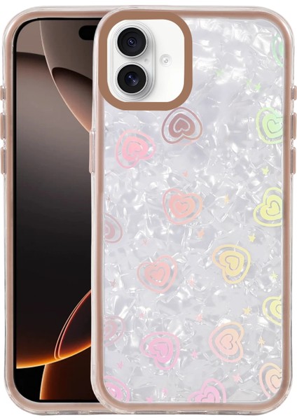 Apple iPhone 16 Astra Desenli Kapak – Slim, Zarif & Şık Tasarım, Modern Koruma - Çöl Titanyum