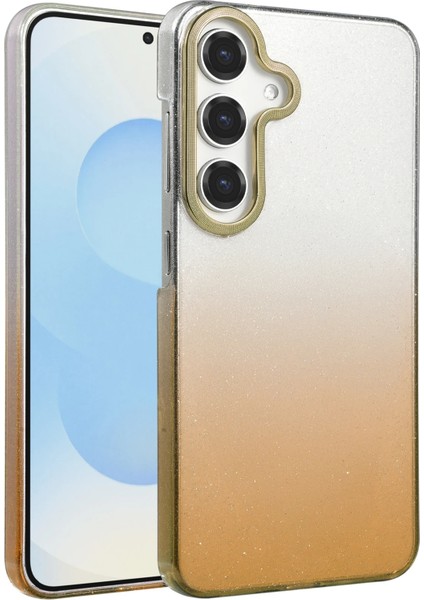 Samsung Galaxy A35 5g Aurora Shine Glossy Kılıf – Luxury Kapak - Çöl Titanyum modelleri