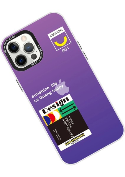 Apple iPhone 12 Pro Max Premium Sticker Case (Stickerlı Kılıf) - Renkli Kawaii Y2K Tasarım - Desen - 4 fiyatları
