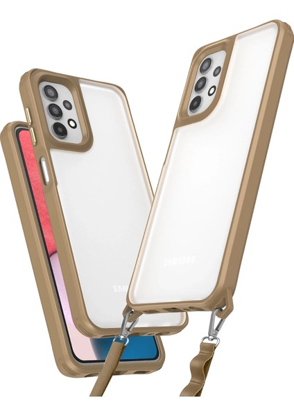 Samsung Galaxy A52 Penta Premium Silikon Kılıf – Shockproof Koruma & Slim Tasarım - Çöl Titanyum