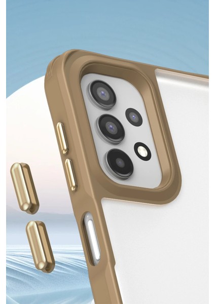 Samsung Galaxy A52 Penta Premium Silikon Kılıf – Shockproof Koruma & Slim Tasarım - Çöl Titanyum fiyatları