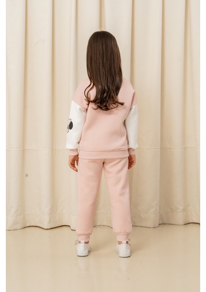 Kız Çocuk Taşlı Kalp Daisy Şardonlu 2'li Takım - 6307/6308 indirimleri