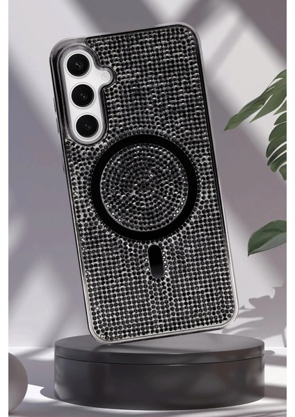 Samsung Galaxy S23 Crysta Kapak – Parlak Taşlı & Premium Stil - Rainbow modelleri