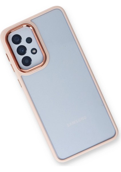 Samsung Galaxy A23 4g Elegant Clear Case (Şeffaf Kılıf) - Stylish Protective Cover - Pudra modelleri