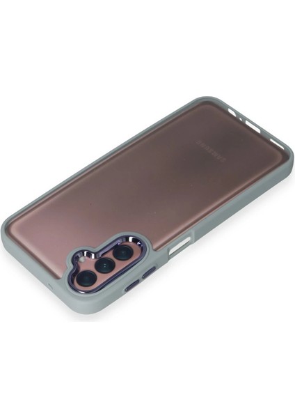 Samsung Galaxy A24 4g Elegant Clear Case (Şeffaf Kılıf) - Stylish Protective Cover - Sierra Blue modelleri