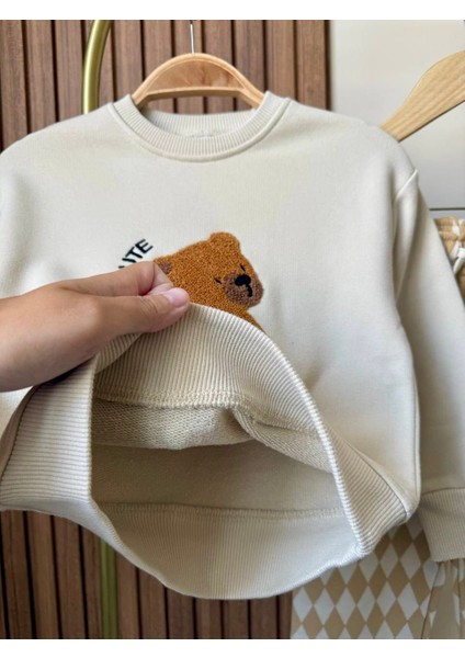 Erkek Çocuk 3 Iplik Kumaş Puch Nakış Takım modelleri