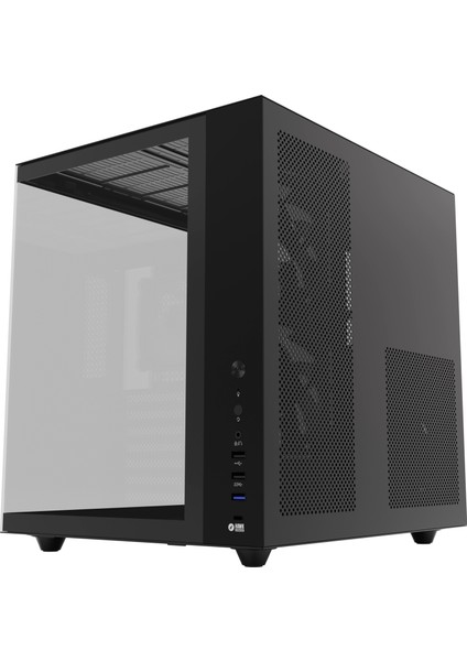 HC510 650W 80+ Bronze Argb Akvaryum Atx Mid Tower Siyah Gaming Kasa modelleri