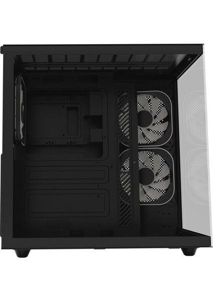 HC510 650W 80+ Bronze Argb Akvaryum Atx Mid Tower Siyah Gaming Kasa indirimleri