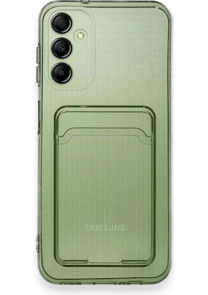 Samsung Galaxy A25 5g Kılıf Cardy Silikon Kılıf – Kart Bölmeli, Şeffaf Yapı fiyatları