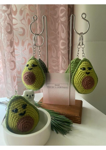 Sevimli Avakado Figürlü Amigurumi Anahtarlık fiyatları