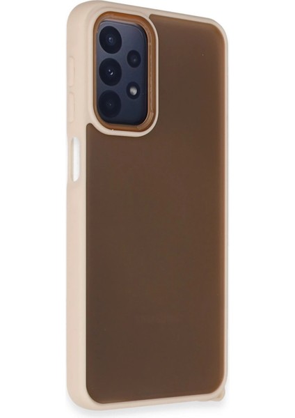 Samsung Galaxy A23 4g Elegant Protective Kılıf - Slim Cover - Pudra