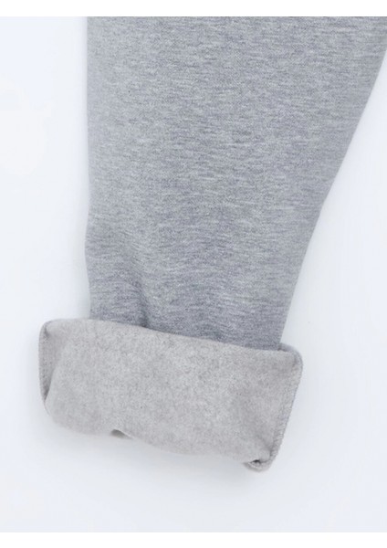Lcw Casual Gri Standart Kalıp Erkek Kalın Jogger Eşofman Altı